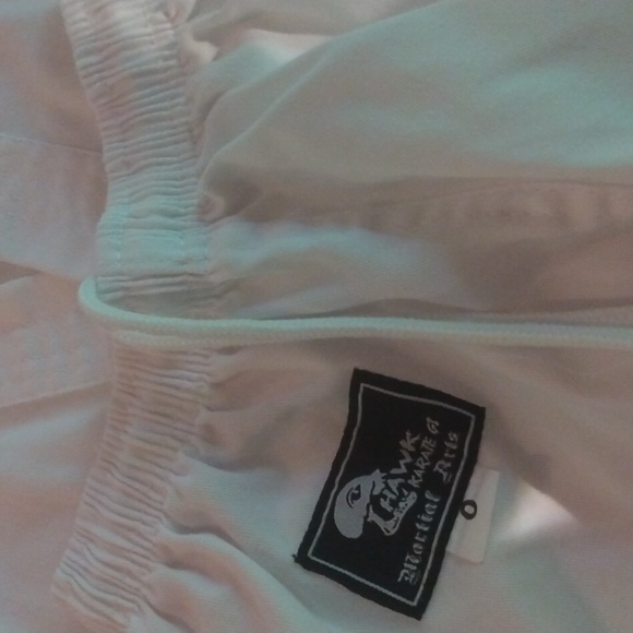 Hawk Sports size 0 white Gi EUC, complete set - Picture 6 of 10